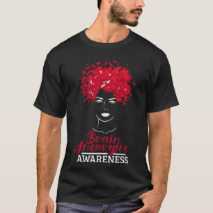 Aneurysm Awareness Brain Surgery Supporter Graphic T-Shirt