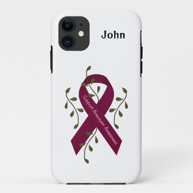 Aneurysm Awareness iPhone 11 Case (Back)