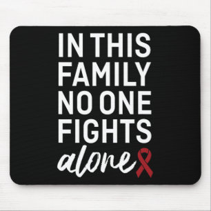 Aneurysm Awareness Ribbon Family Support Group Mouse Pad