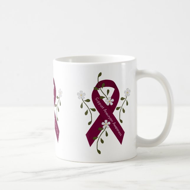 Aneurysm Awareness Ribbon Mug (Right)