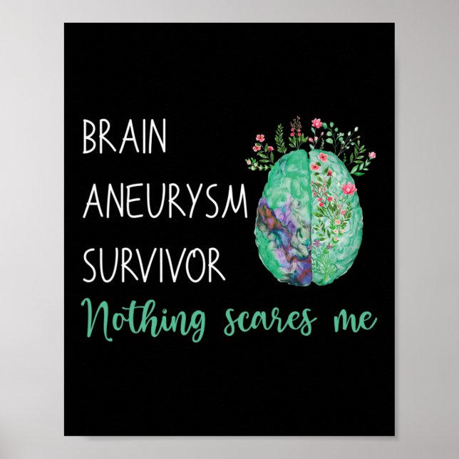 Aneurysm Survivor Nothing Scares Me  Poster (Front)