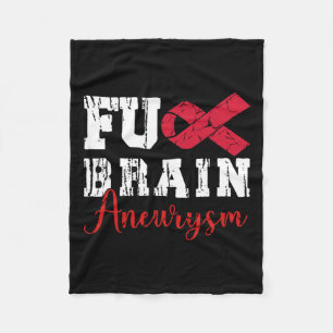 Aneurysm Warrior Medical Condition Aneurysm Awaren Fleece Blanket