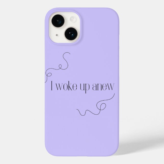 Anew iPhone Case in Lavender (Back)