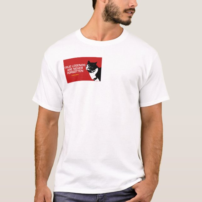 Anfield Cat Chest Badge T-Shirt (Front)