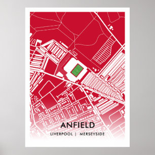 Anfield Stadium Print, Value Poster Paper (Matte) 