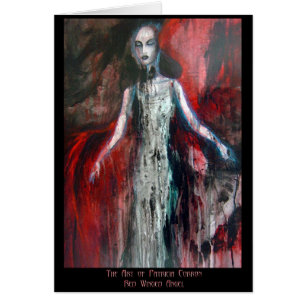 Ange à ailes rouges