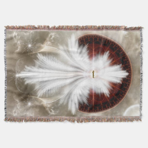 Ange Ailes Flocon de neige Jetez la couverture