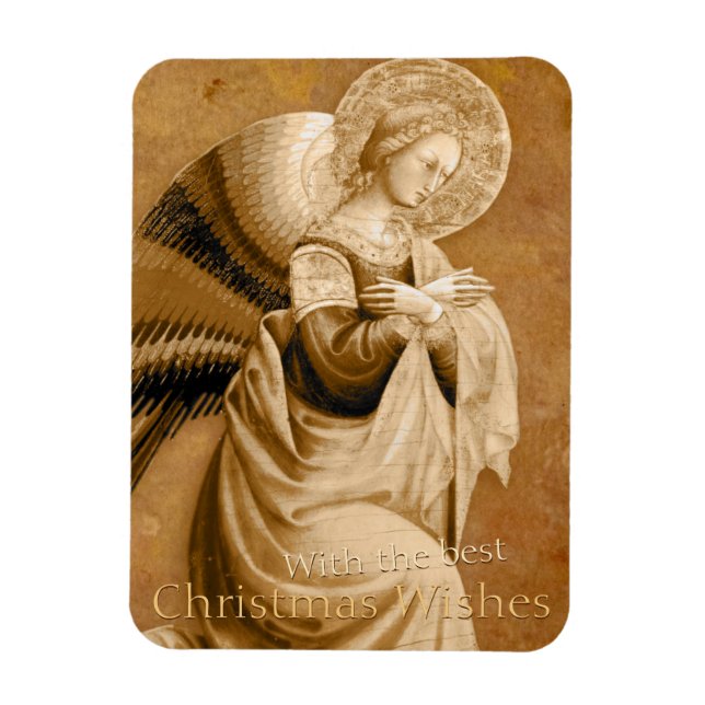 Ange Annonciation Vanni CC0591 Magnet de Noël (Vertical)