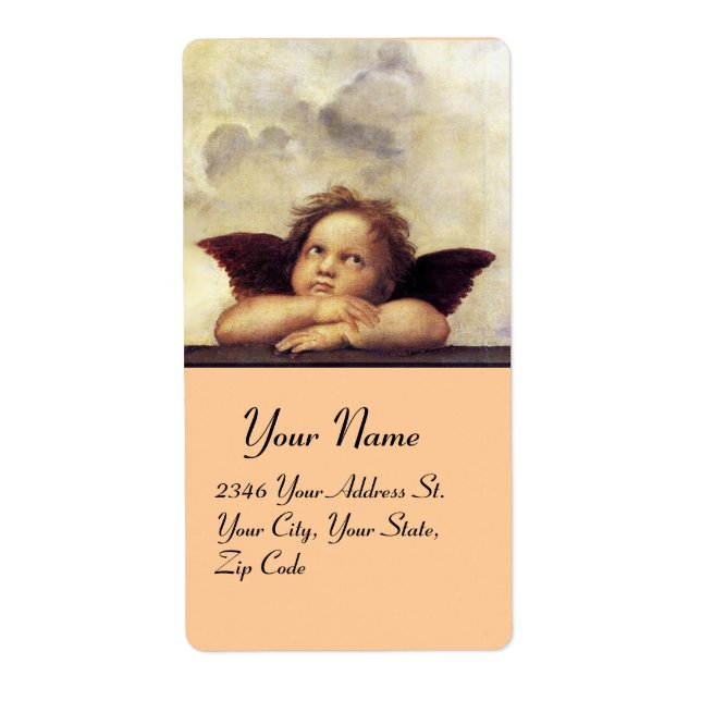 ANGE / Chérubin ailé,,marron,blanc (Devant)