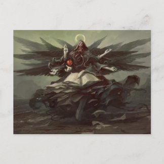 Ange d'Azrael de carte postale de la mort