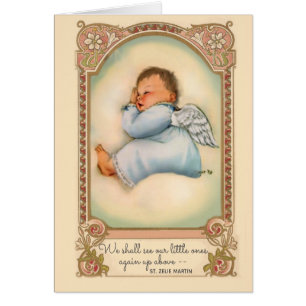 Ange de bébé de perte religieux
