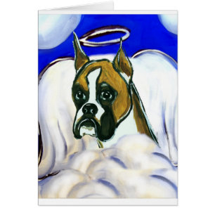 Ange de chien de boxe