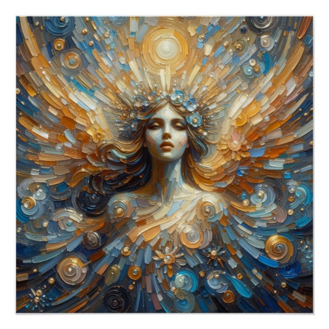 Ange de la mienne Poster brillant (Devant)