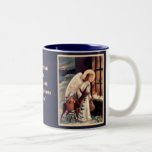 Ange de Noël Avec Mug De Cerf