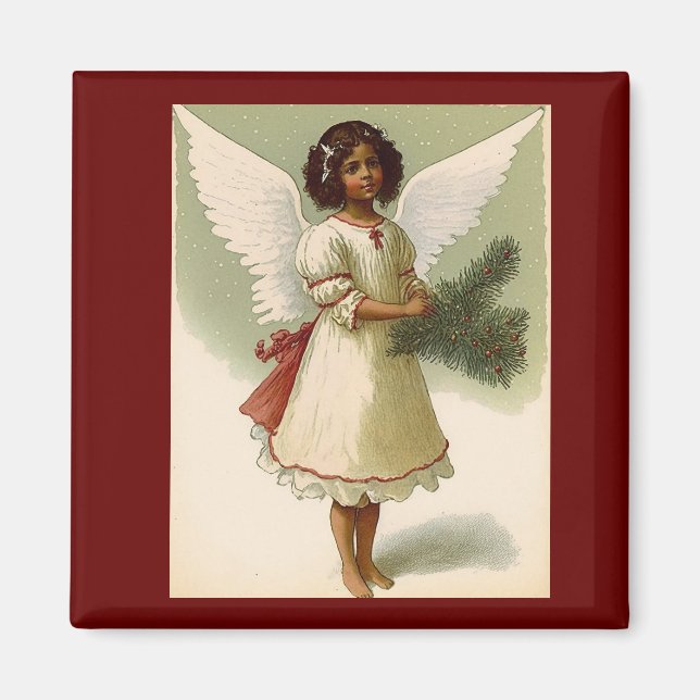 Ange de Noël Magnet (Devant)
