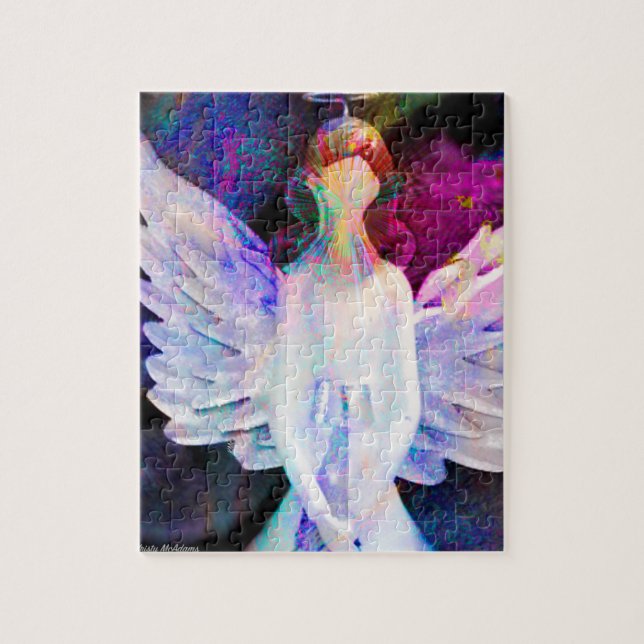 Ange de puzzle de tranquilité (Vertical)