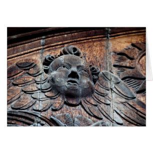 Ange découpé par bois