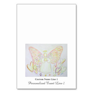 Ange des Coeurs Ange Table Cartes de tente