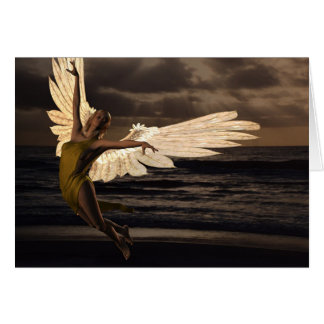 Ange du coucher du soleil d'or (poème)