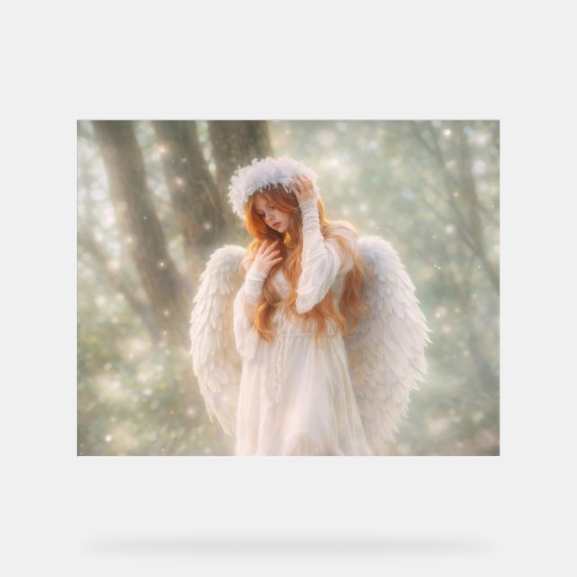 Ange éthéré dans la forêt (Recto)