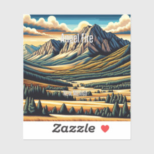 Ange Fire Nouveau Mexique 3 pouces Sticker en viny