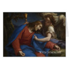 Ange religieux funèbre de Jésus de sympathie