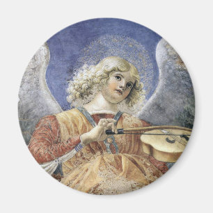 Ange Renaissance Magnet rond Melozzo da Forlì