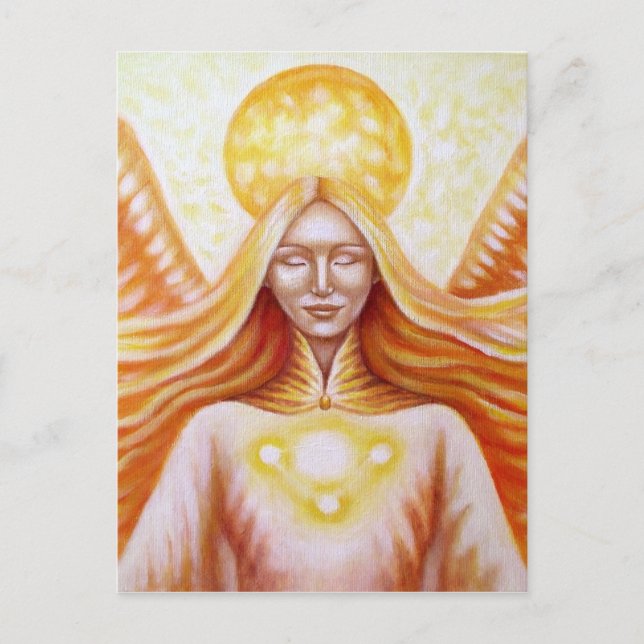 Ange solaire 01 (détail) postcard (Front)