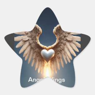 Ange Wings Stickers Matte Star
