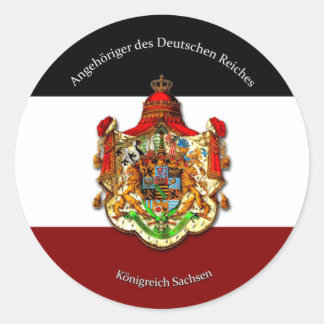 Angehöriger des Deutschen Reiches Classic Round Sticker