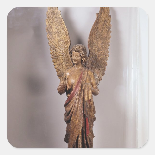 Angel, 1260-70, from the Church of Saudemont Square Sticker (Front)