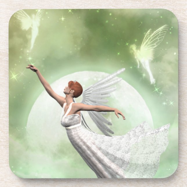 Angel 1 - Among Friends Cork Coasters (Front)