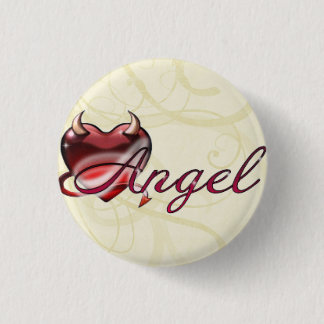 Angel 1 Inch Round Button