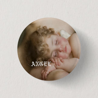 angel 1 inch round button