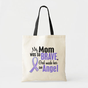 Angel 1 Mom Stomach Cancer Tote Bag