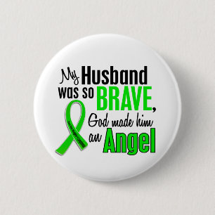 Angel 1 Non-Hodgkin's Lymphoma Husband 2 Inch Round Button
