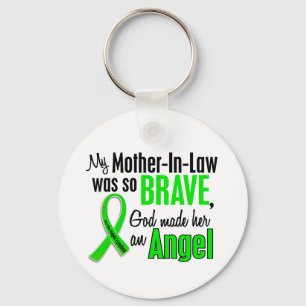 Angel 1 Non-Hodgkins Lymphoma Mother-In-Law Keychain