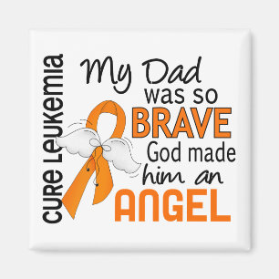 Angel 2 Dad Leukaemia Magnet