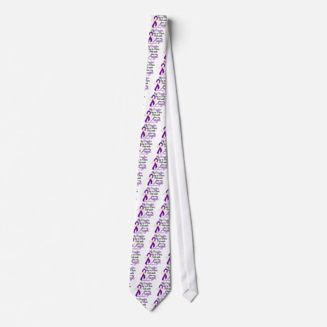 Angel 2 Grandpa Pancreatic Cancer Tie (Front)