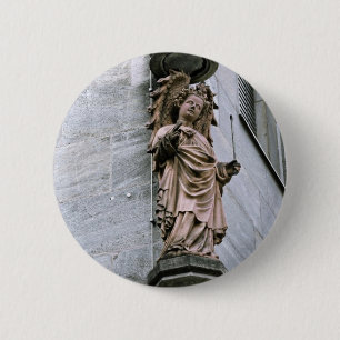Angel 2 Inch Round Button