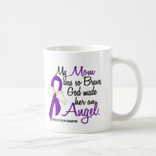 Angel 2 Mom Pancreatic Cancer Coffee Mug