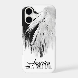 ANGEL AILES COEUR Noir+Blanc Seulement mi-mal Funn