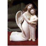 Angel and Child Standing Photo Sculpture<br><div class="desc">This image symbolizes protection,  comfort,  forgiveness,  love,  gentleness,  goodness,  kindness,  patience,  strength,  trust,   faith etc.</div>