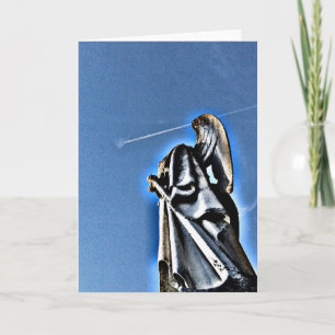 Angel and Contrail Card