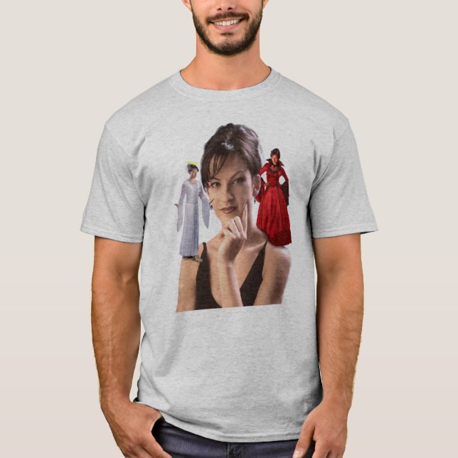 Angel and Devil on my Shoulders T-Shirt (Front)