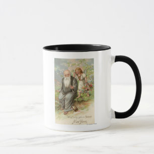 Angel and Father Time # 1 Mug