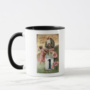 Angel and Father Time # 2 Mug