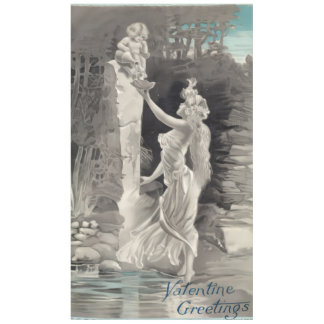 Angel and Goddess Valentine  Tablecloth