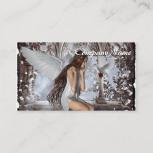 Angel and Her Dove Business Card