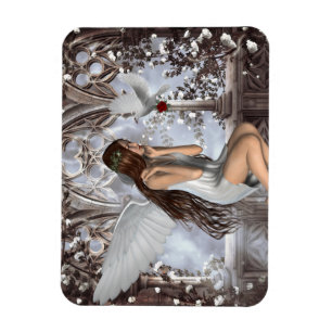 Angel and Her Dove Magnet
